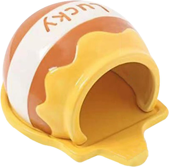 usefulbeauty Keramik-Hamsterhaus, Haustier-Hamsterhaus | Sommer-Cartoon-Hamster-Haus - Haustiernest