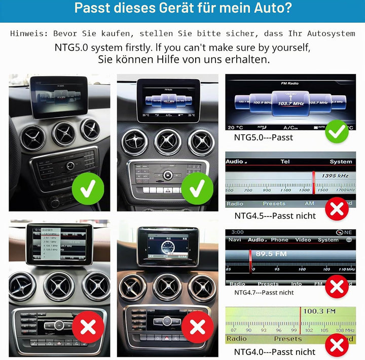 Autoradio 10,25 Zoll Touchscreen für 2016-2018 Mercedes Benz A GLA CLA Klasse W176 C117 X117 X156 mi