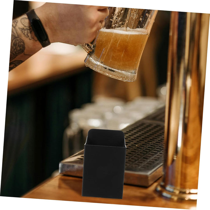 Cabilock Schwarzer Wandmontierter Bierkappenhalter aus Robustem Eisen mit Abnehmbarem Design und Gro