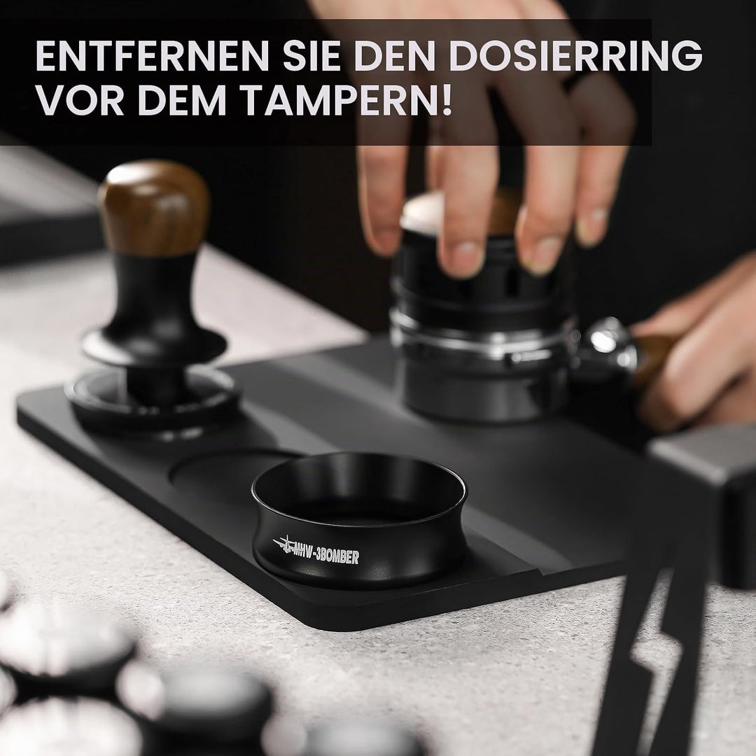 MHW-3BOMBER 54mm Espresso Dosiertrichter Magnetischer Kaffeedosierring Siebträger Trichter Barista T