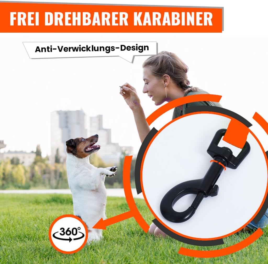 Loutep Biothane Schleppleine Für Hunde Lange Hundeleine 3m 5m Schleppleine 10m Für Hunde 15m 20m Lei