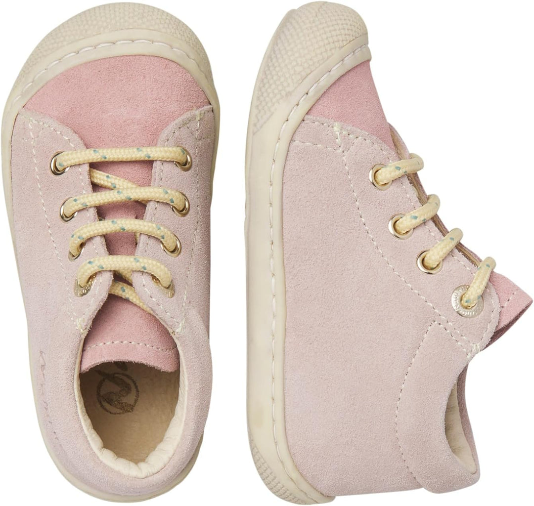 Naturino Lauflernschuhe aus Veloursleder 18 EU Puderrosa Rosa, 18 EU Puderrosa Rosa