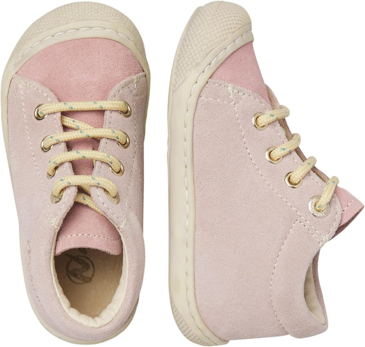 Naturino Lauflernschuhe aus Veloursleder 18 EU Puderrosa Rosa, 18 EU Puderrosa Rosa