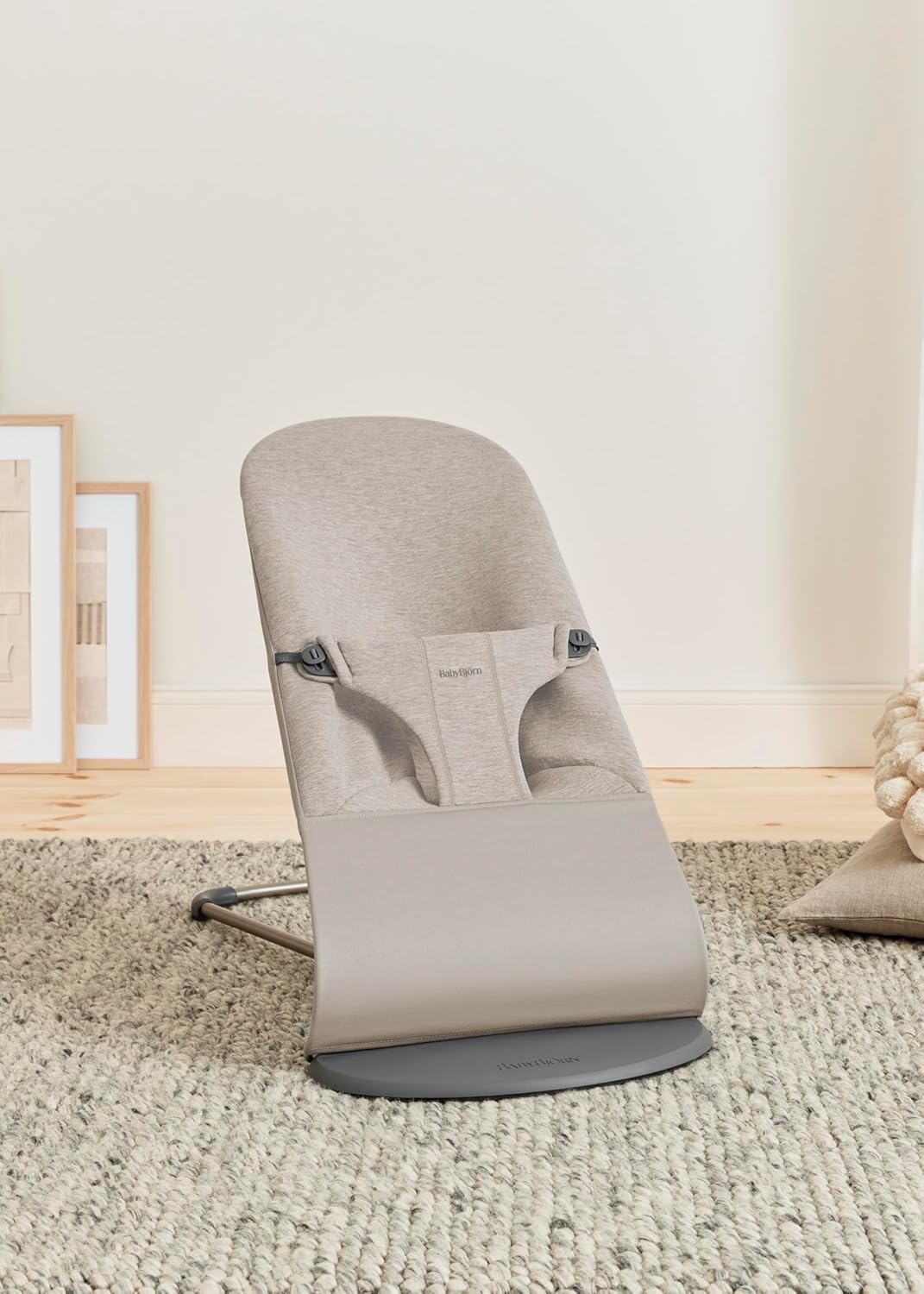 BabyBjörn Bouncer Bliss 3D Jersey Sandgrau 3D Trikot Sand Grey, 3D Trikot Sand Grey