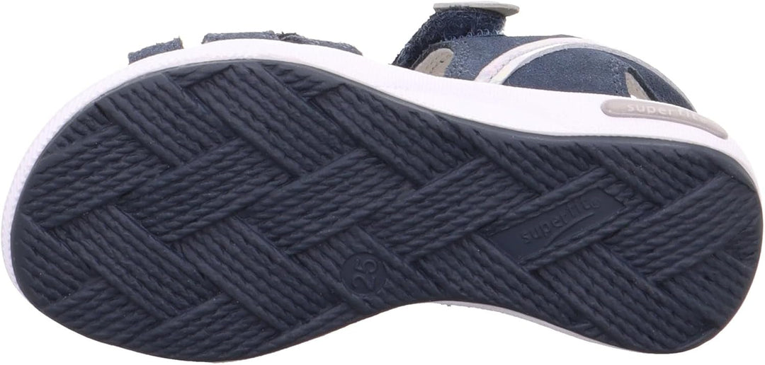 Superfit Mädchen Emily Sandalen 24 EU Blau Silber 8010, 24 EU Blau Silber 8010