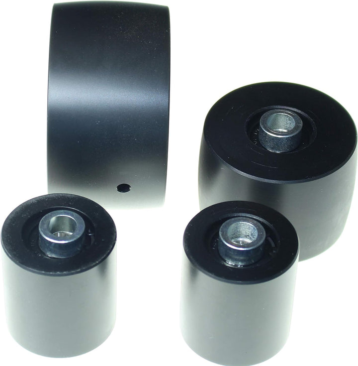 (NY4-19) Riemenschleifer-Rad-Set für Messerschleifer 10,2 cm Antrieb, 19 mm Schaft, 7,6 cm Spurweite