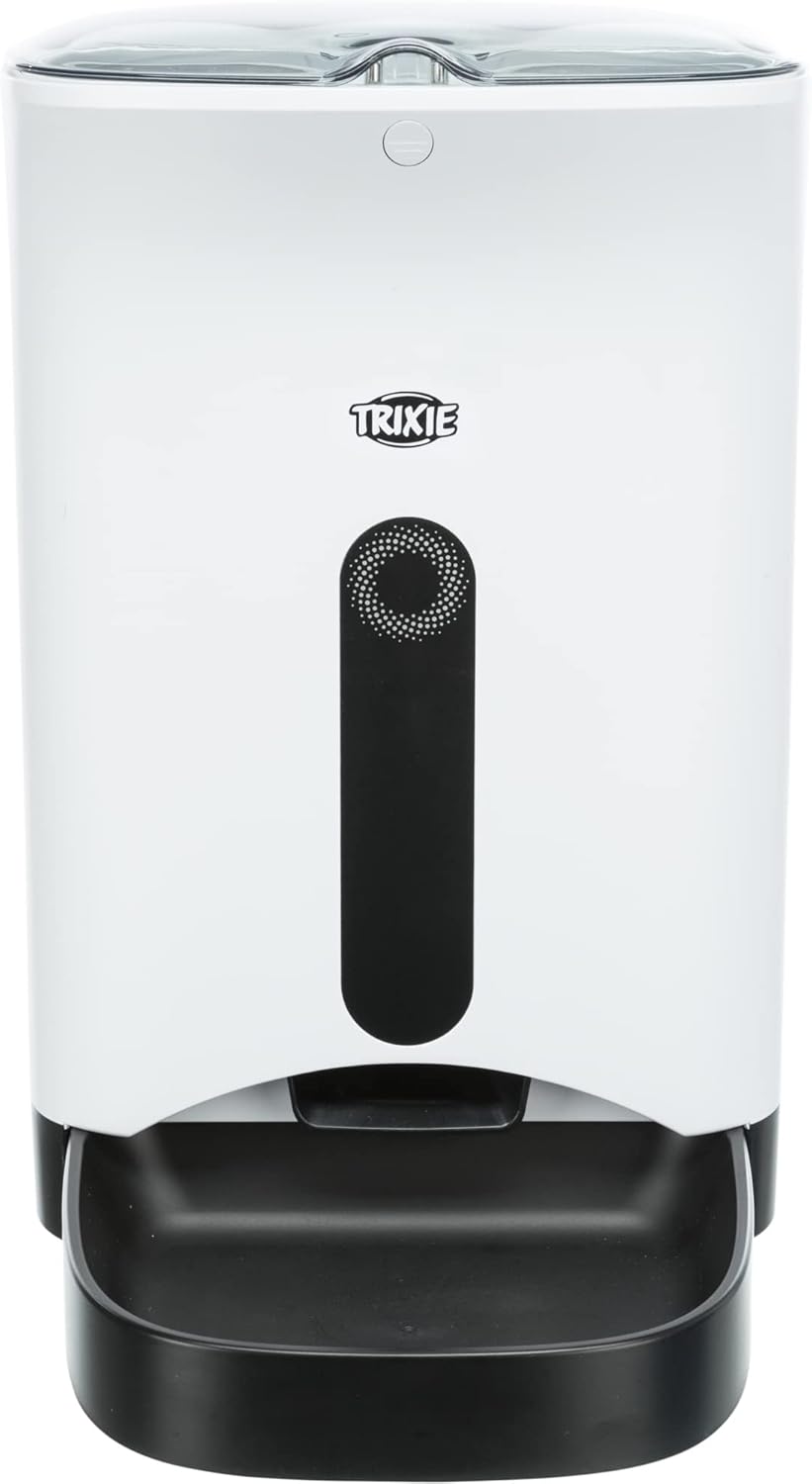 TRIXIE steuerbarer Futterspender per APP "FUTTERAUTOMAT TX8, 4,3 L/24 × 38 × 19 CM, WEIss/SCHWARZ" -