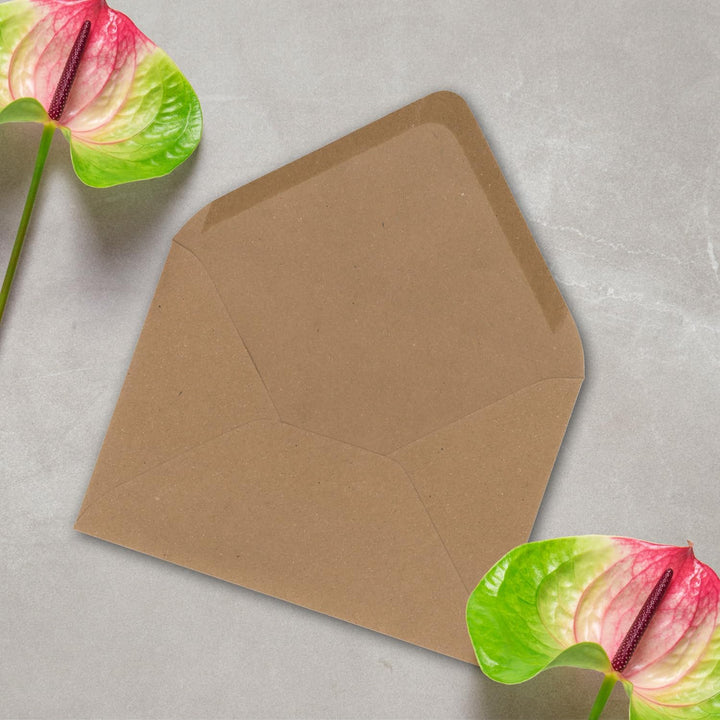 Briefumschläge in Sandbraun (braun)- 700 Stück - DIN C5 Kuverts 22,0 x 15,4 cm - Kraftpapier - Nassk