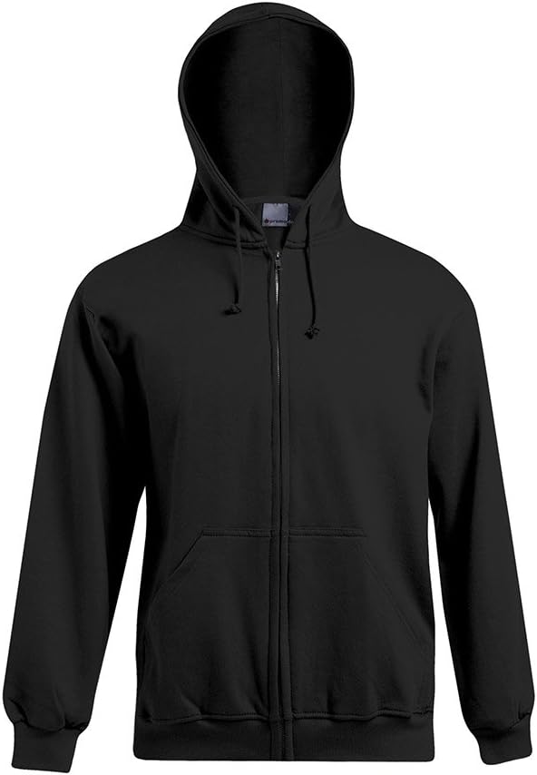 Zip Hoodie Jacke 80-20 Herren, Schwarz, XXL