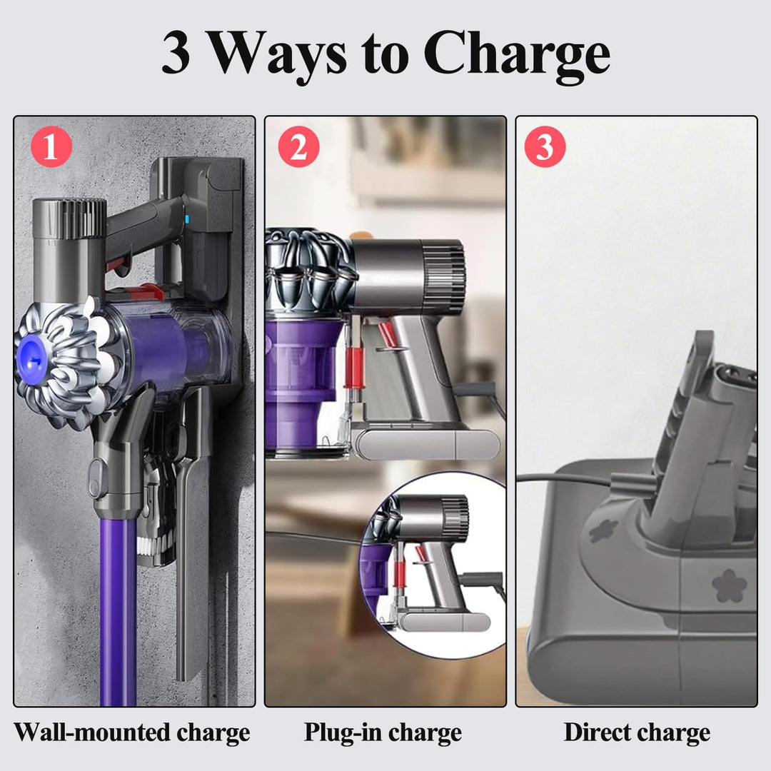 DTK Ersatzakku für Dyson V10 Akku SV12 25,2V 3600mAh Kompatibel mit V10 Fluffy Animal Absolute Motor