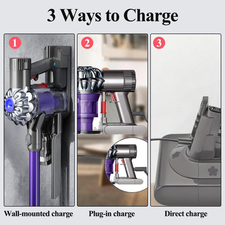 DTK Ersatzakku für Dyson V10 Akku SV12 25,2V 3600mAh Kompatibel mit V10 Fluffy Animal Absolute Motor