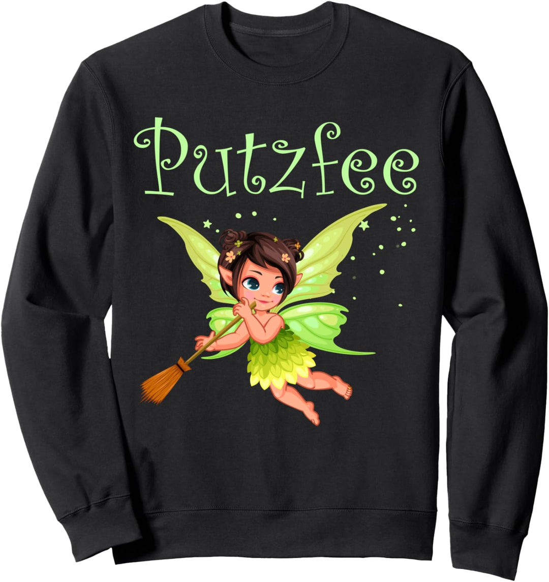 Süsse Putzfee Haushaltshilfe Putzfrau Reinigungsdame Putzen Sweatshirt