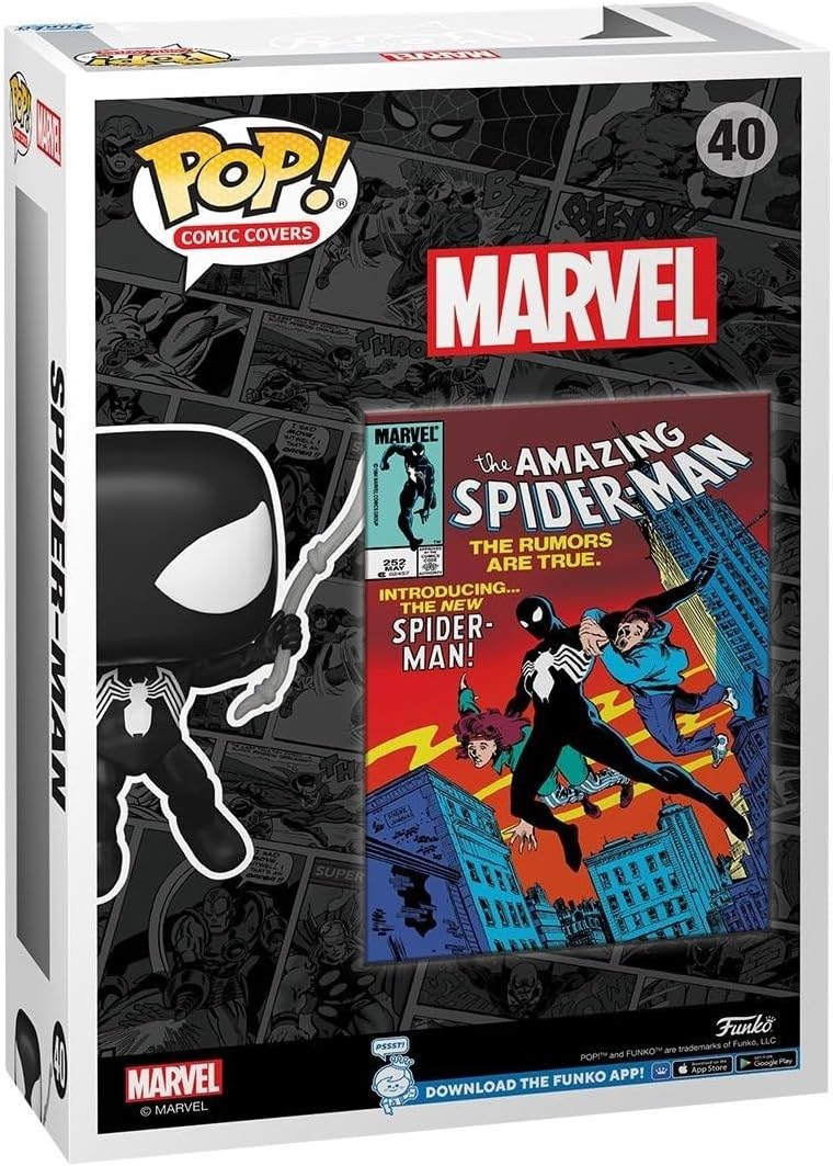 Funko Pop! Comic Cover: Marvel - Amazing Spider-Man #252 - Vinyl-Sammelfigur - Geschenkidee - Offizi