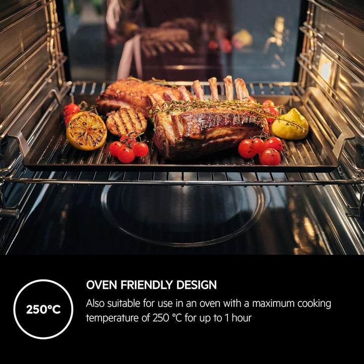 AEG Plancha Grill 2.0, Antihaft-Keramikbeschichtung, Easy2Clean, optimale Hitzeverteilung, Indoor BB