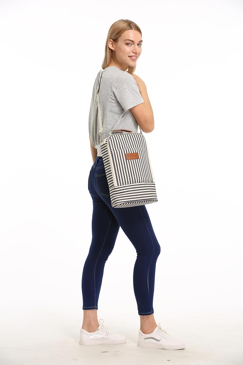 Kato Tirrinia Klein Kühltasche Rucksack Weintasche für Flaschen, Flaschentasche 2 Flaschen Flaschenk