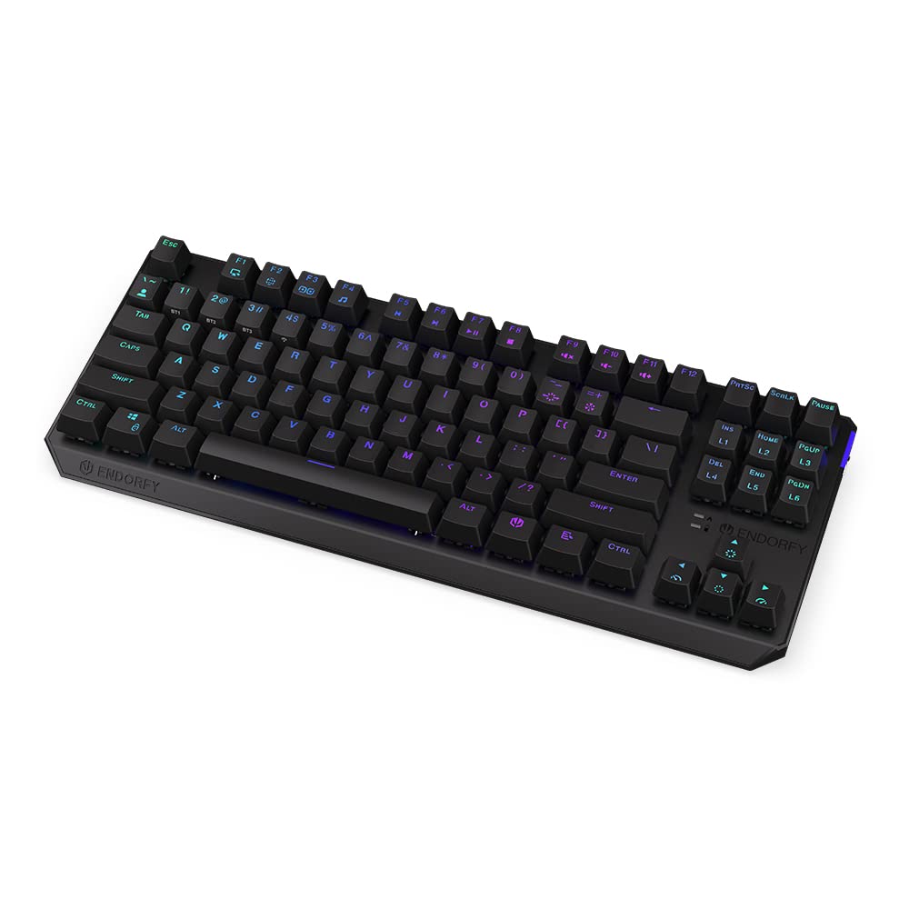 ENDORFY Thock TKL Wireless Black, TKL Wireless Mechanical Keyboard, QWERTY, Kailh Black switches, RG