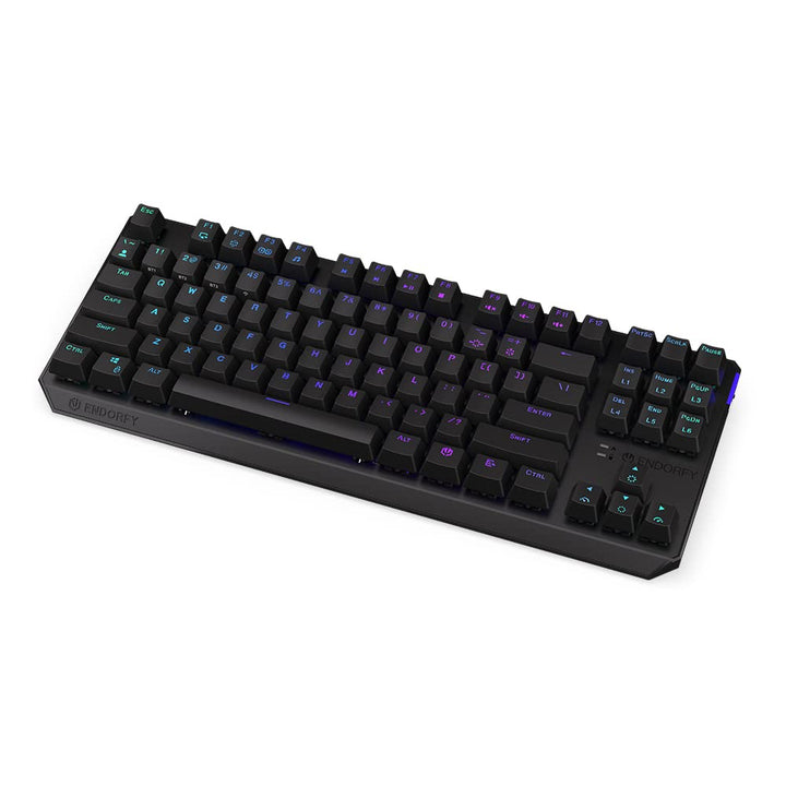 ENDORFY Thock TKL Wireless Black, TKL Wireless Mechanical Keyboard, QWERTY, Kailh Black switches, RG