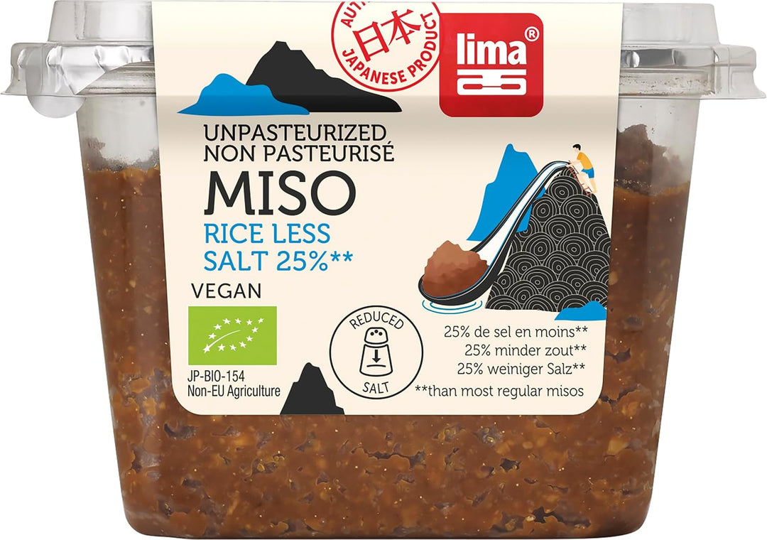 Rice Miso 25% less Salt nicht pasteurisiert 6 x 300 g 1.8 kg (1er Pack), 1.8 kg (1er Pack)