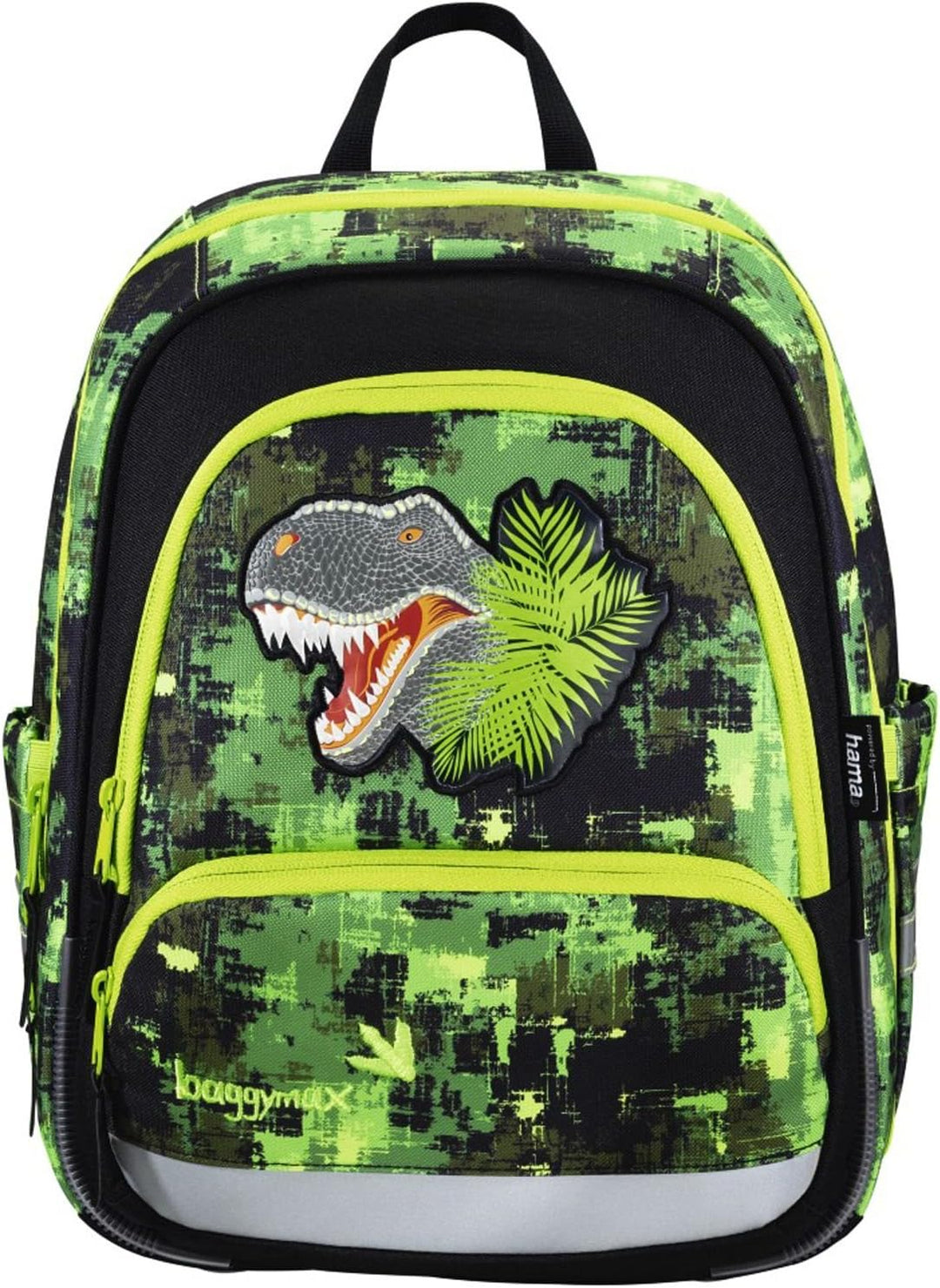 Baggymax Speedy Schulrucksack, Green Dino