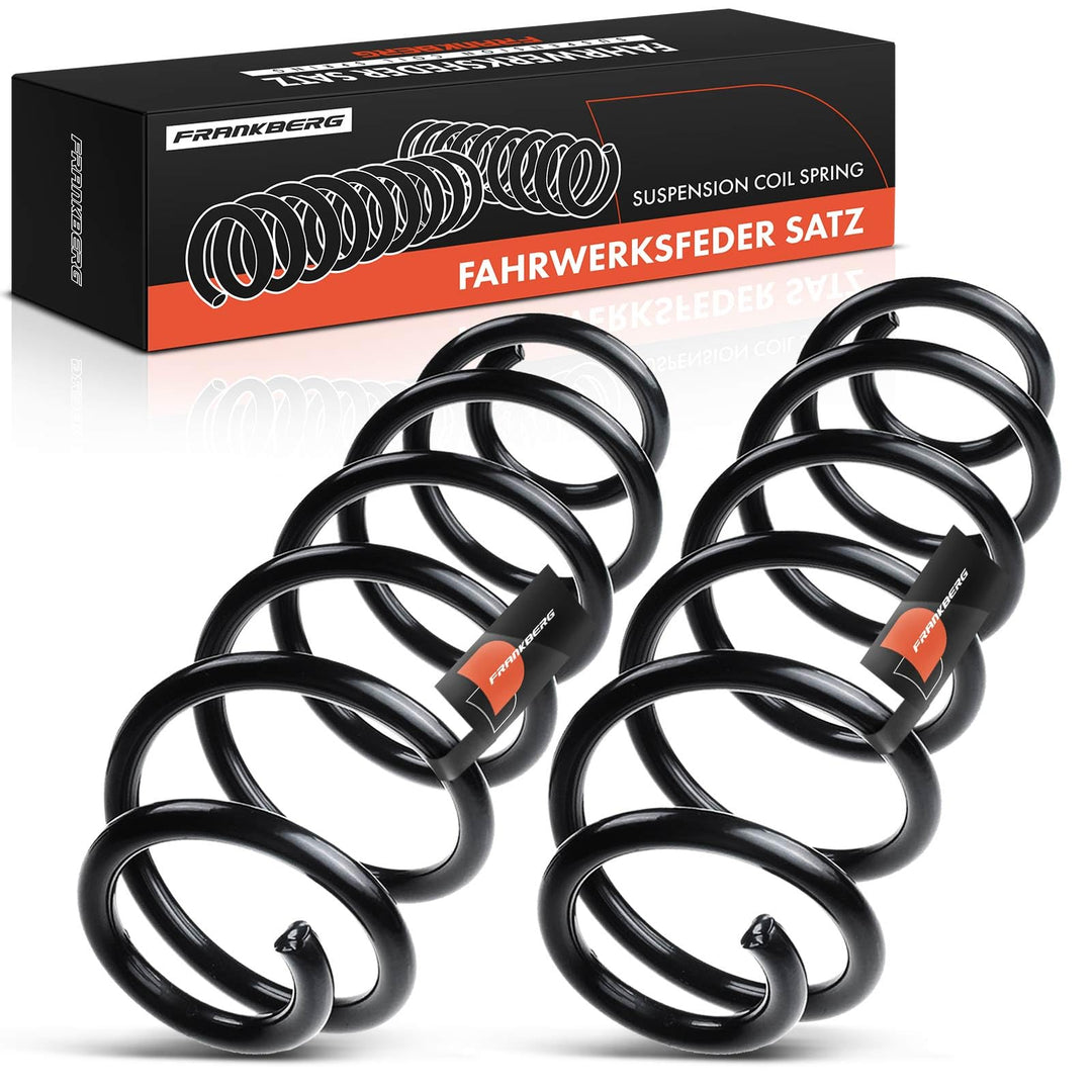 Frankberg 2x Federn Fahrwerksfeder Hinterachse Kompatibel mit Golf VII 5G1 BE1 BE2 BQ1 1.2L 1.6L Sch