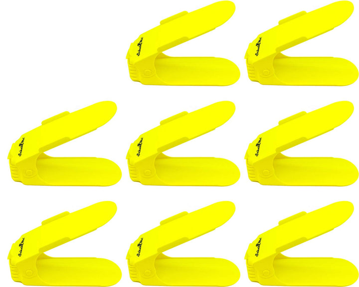 8 x Verstellbarer Profi Schuhstapler Schuhorganizer Schuhhalter – Magic Shoe Rack Organizer - Sparse