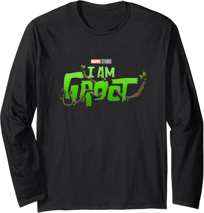 Marvel I Am Groot Series Logo Langarmshirt