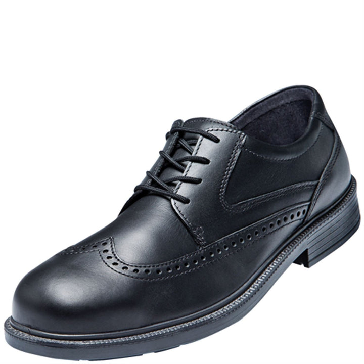 Atlas Herren 92900 Atlas Sicherheitsschuh CX 321 Office ESD O2 C schwarz grösse 39, Schwarz, 44 EU