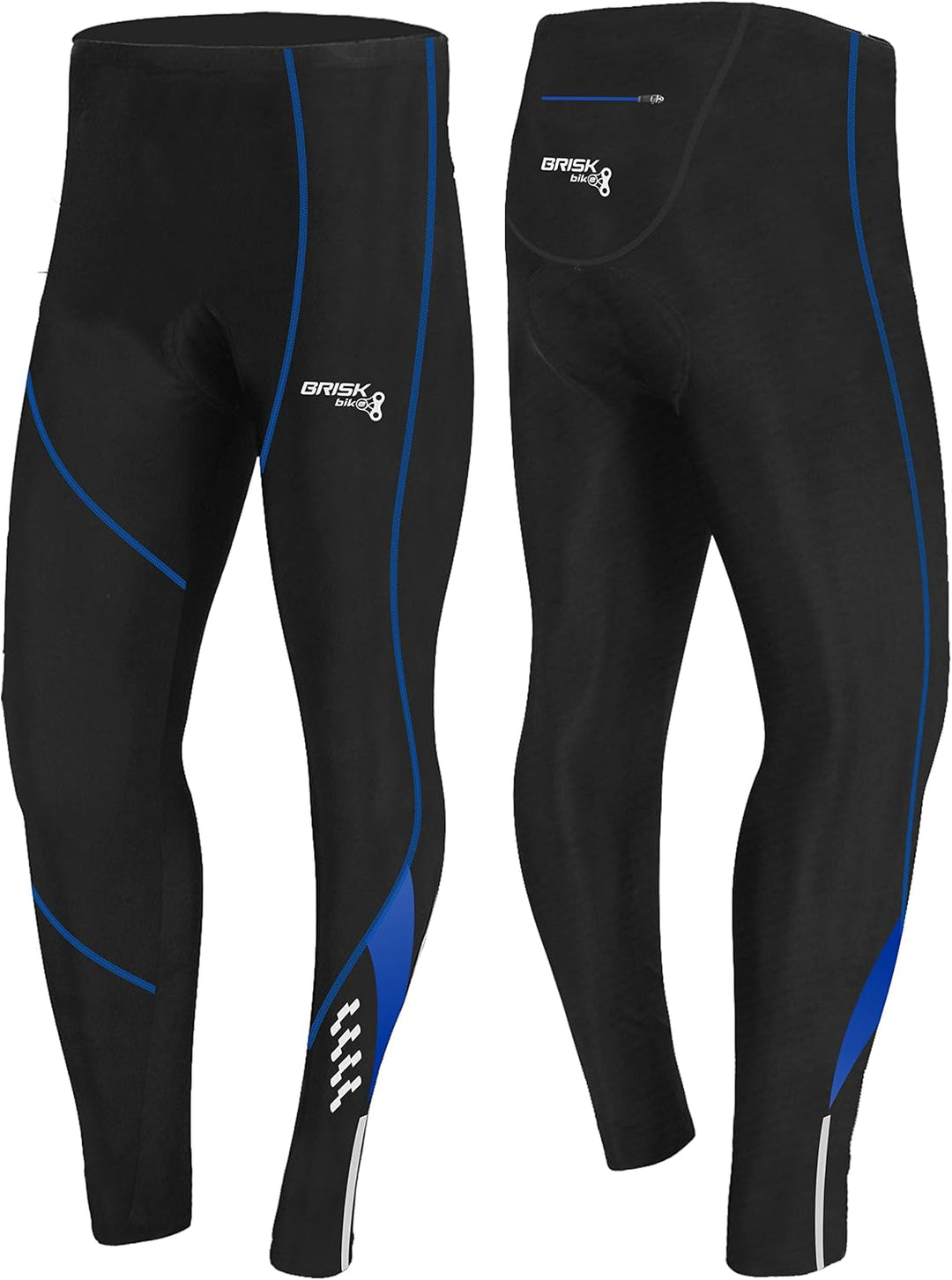 Brisk Bike Fahrradhose Herren mit Cool Gel-Polsterung im Inneren Fahrradhose Herren lang Atmungsakti