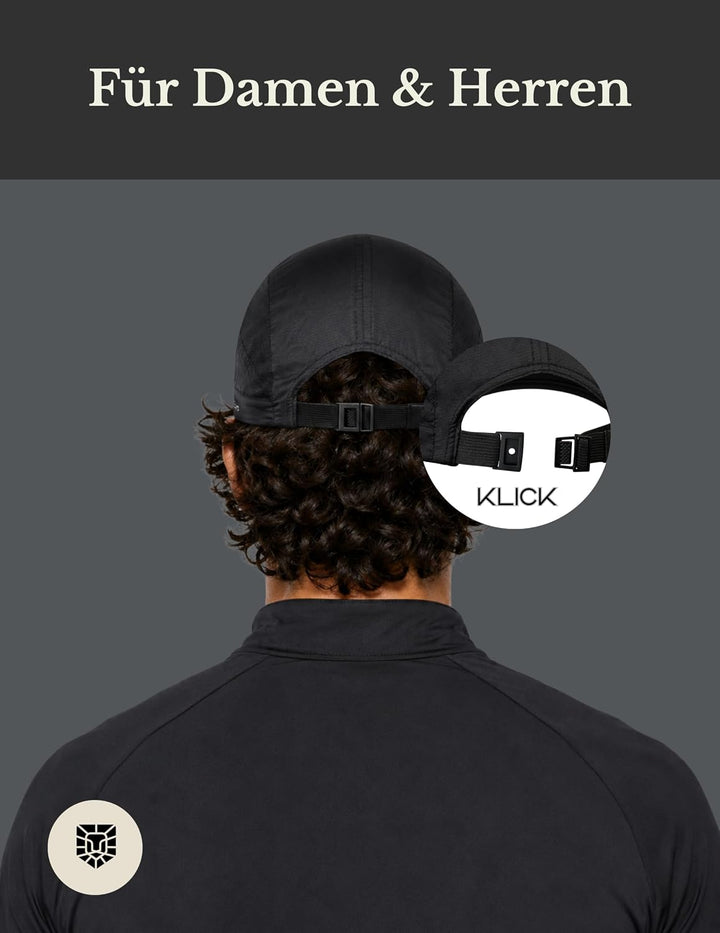 SWORTS HeadUp Running Cap (Light) Ultradünne Laufkappe mit Atmungsaktivem Mesh (Unisex Basecap Sport