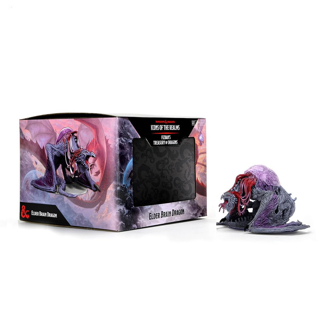 D&D Fizban's Treasury of Dragons Premium Set 1 Elder Brain Dragon: D&D Icons of The Realms Miniature