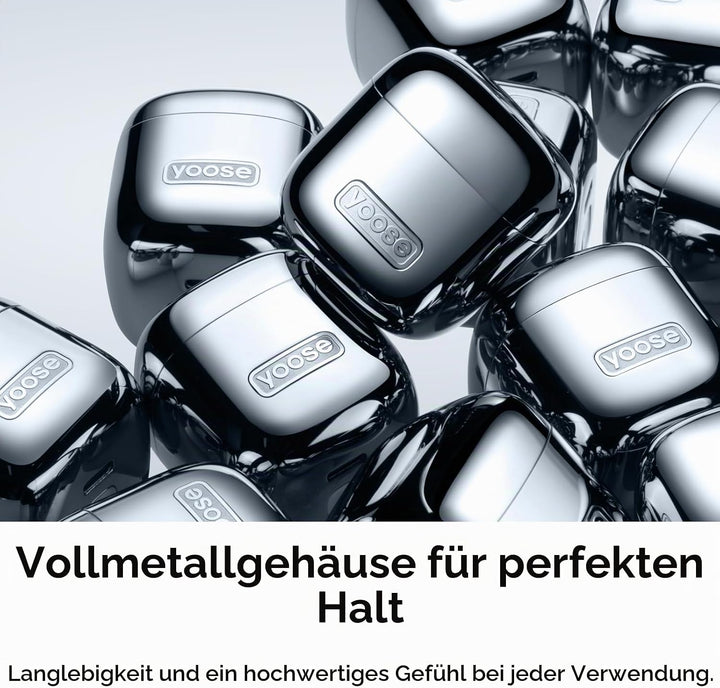 yoose 2-in-1 Elektrorasierer &amp; Nasenhaartrimmer Herren – Ganzkörper-Legierung, IPX7 wasserdicht, Typ