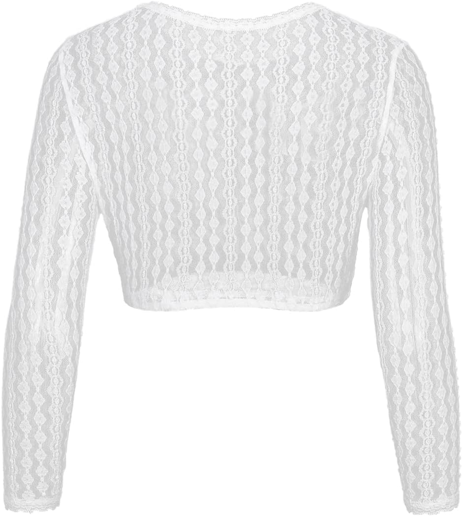 Kelliar Dirndl Bluse Damen Dirndlbluse Spitze Weiss Elegantes und Schönes Dirndl Bluse Trachtenbluse