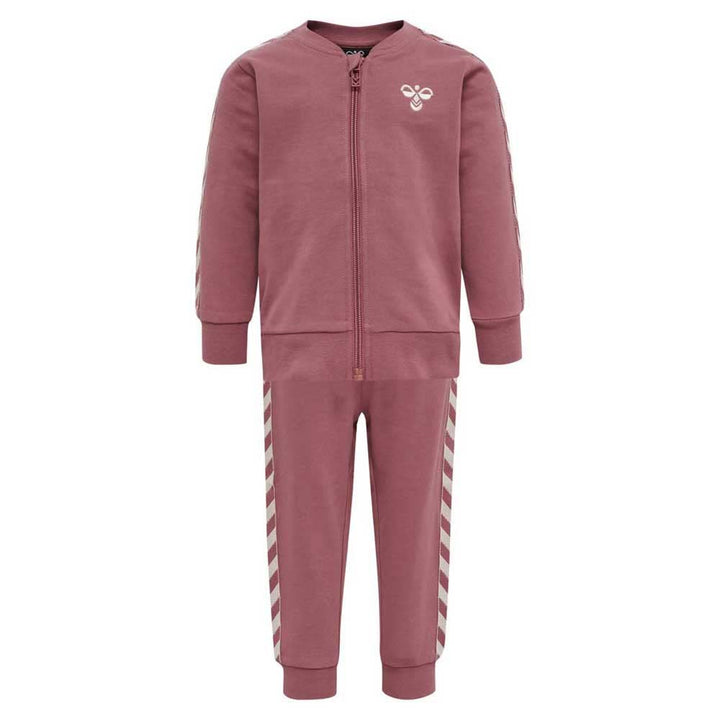 hummel Unisex Baby Hmlbille Tracksuit hmlBILLE TRACKSUIT 56 DECO ROSE, 56 DECO ROSE