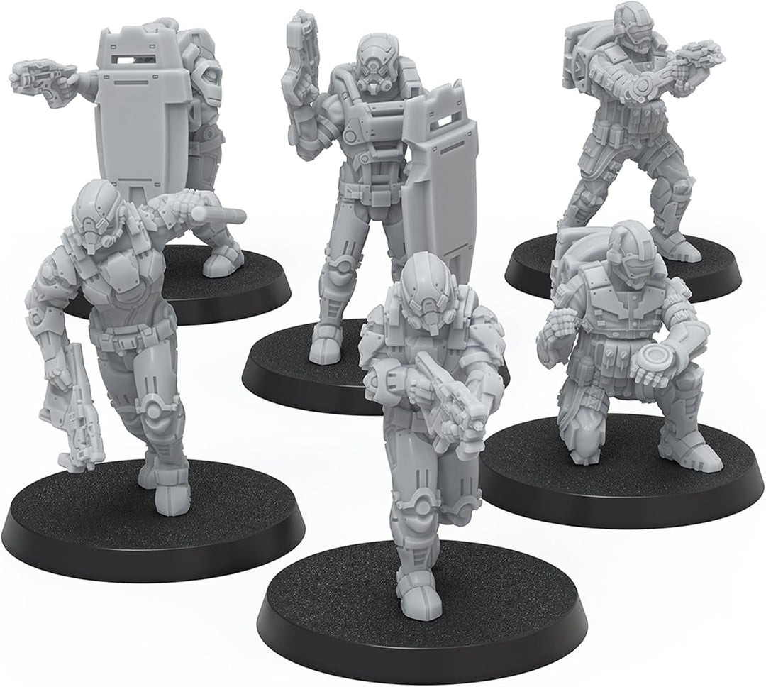 Modiphius Mass Effect Reaper Forces Alpha-Sammler-Miniatur-Set aus Kunstharz – werten Sie Ihr Spiel