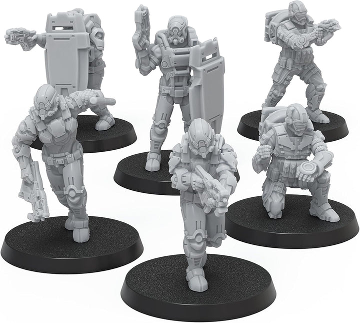 Modiphius Mass Effect Reaper Forces Alpha-Sammler-Miniatur-Set aus Kunstharz – werten Sie Ihr Spiel