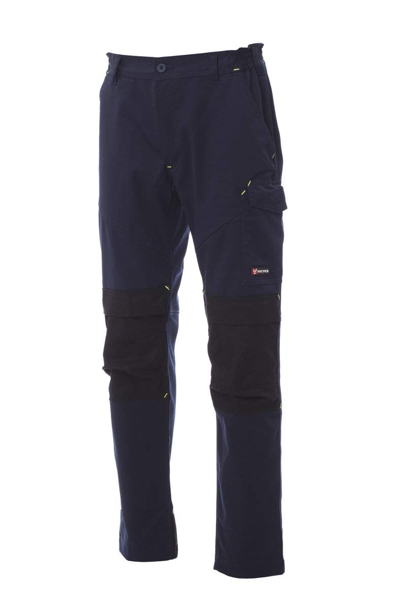 PAYPER Worker Tech Hosen Twill Mechanical Stretch 265Gr XS Marineblau/Schwarz, XS Marineblau/Schwarz