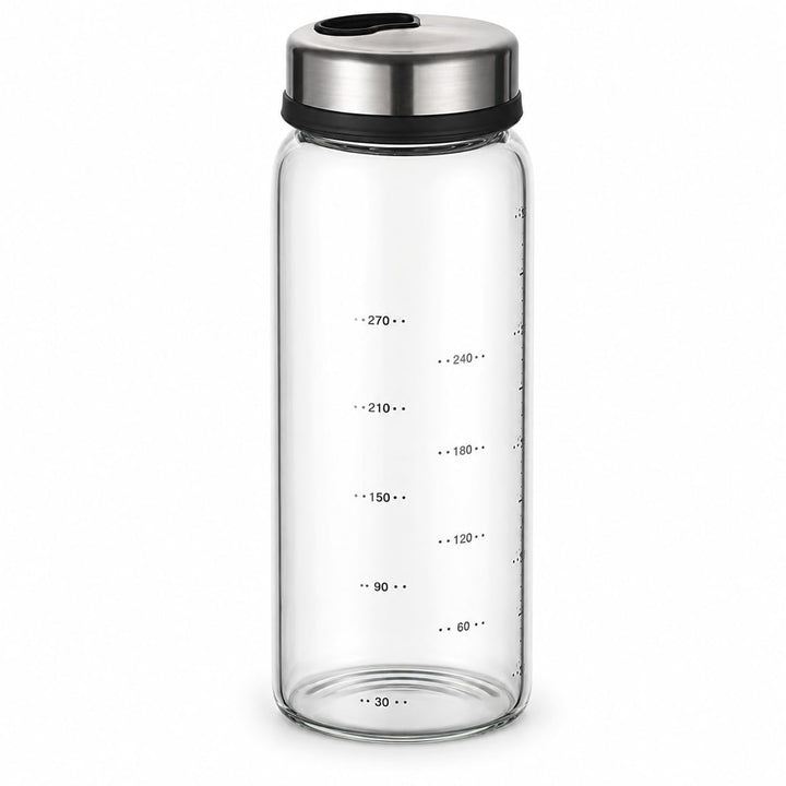 DOITOOL Gewürzgläser - 1 Stück 300 ml Runden Gewürzdosen - Gewürzstreuer Glas Gewürzbehälter , Drehb