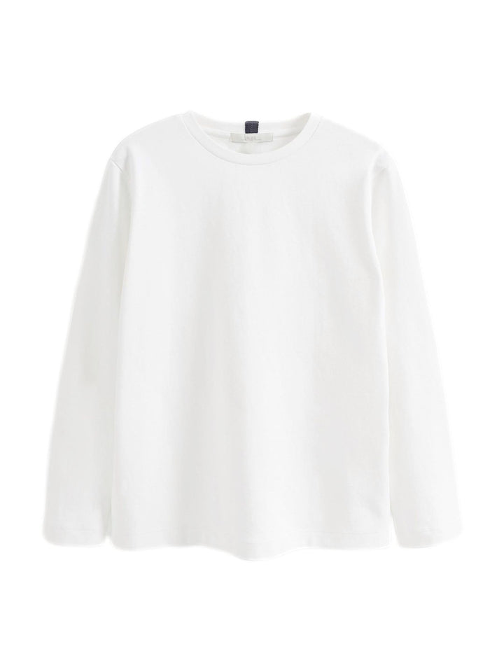 NEXT Damen Standard Schweres Langarmshirt aus 100% Baumwolle 44 Weiss, 44 Weiss