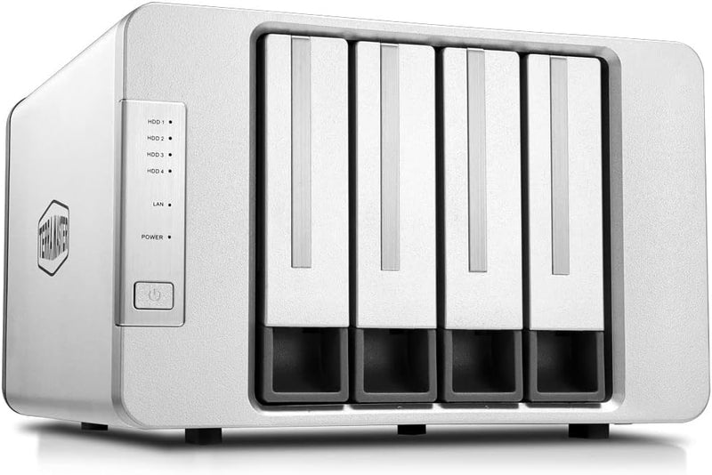 TERRAMASTER F4-210 4 Bay NAS Quad Core 2GB RAM Raid Gehäuse Medienserver Persönliche Cloud Speicher