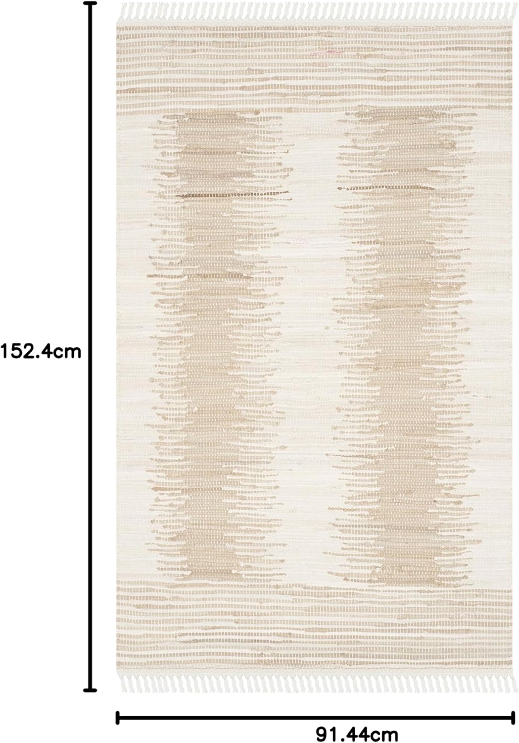 SAFAVIEH Modern Teppich für Wohnzimmer, Esszimmer, Schlafzimmer - Montauk Collection, Kurzer Flor, B