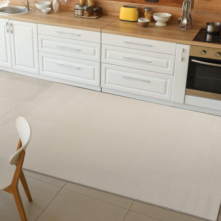 Impression Kurzflor-Wohnzimmerteppich - Schlichte Moderne Teppiche für Schlafzimmer, Büro, Flur, Küc