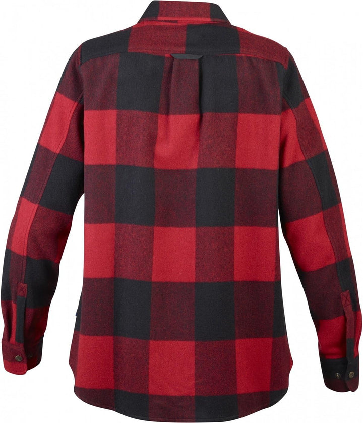 Fjällräven Damen Canada W Long Sleeved T-Shirt S Rot, S Rot