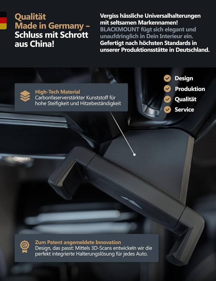Premium Handyhalterung FÜR Volvo XC40 / EX40 – Der perfekte Handyhalter speziell für Dein Auto Model