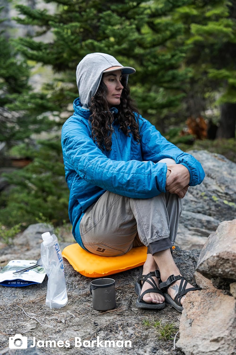 Therm-a-Rest Lite Seat Ultraleichtes aufblasbares Sitzkissen Grün, Grün
