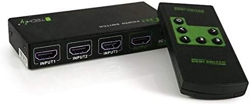 Techly IDATA-HDMI-4K31 HDMI Switch 4K, UHD, 3D, 3 Wege Schwarz