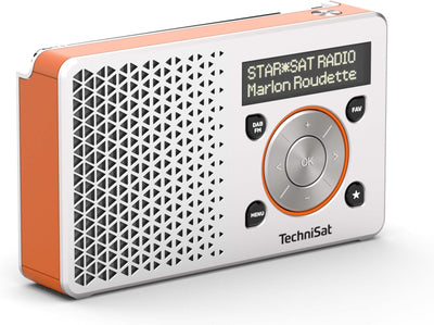 TechniSat DIGITRADIO 1 – tragbares DAB+ Radio mit Akku (DAB, UKW, FM, Lautsprecher, Kopfhörer-Anschl