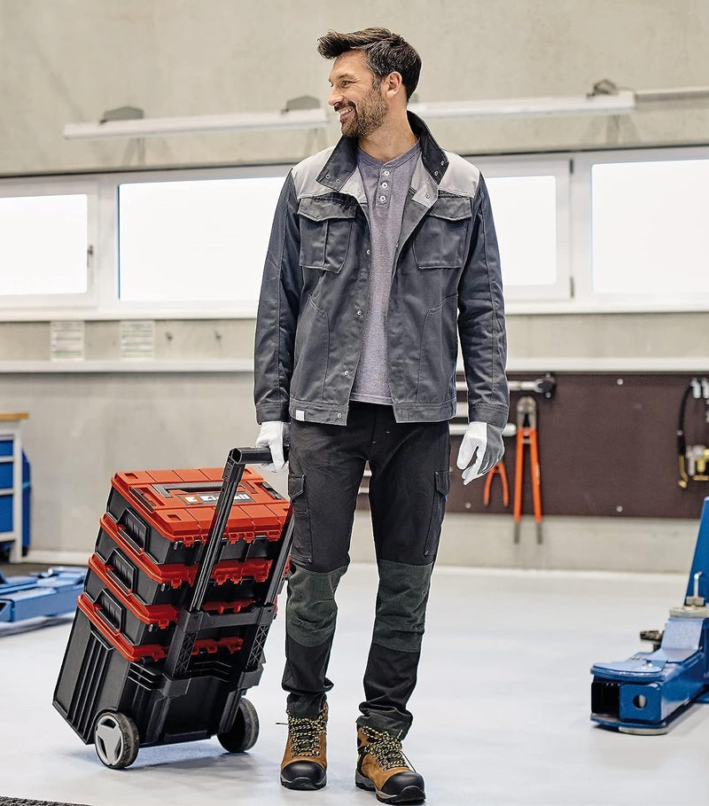 Original Einhell E-Case L Systemkoffer (max. 120 kg, universelle Aufbewahrung und Transport von Zube