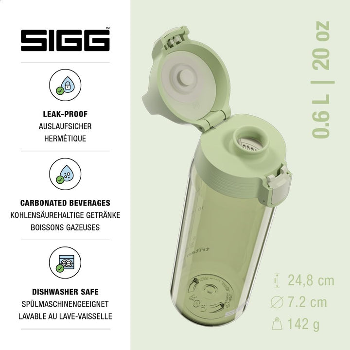 SIGG - Tritan Trinkflasche - Total Color ONE - Für Kohlensäurehaltige Getränke Geeignet - Spülmaschi