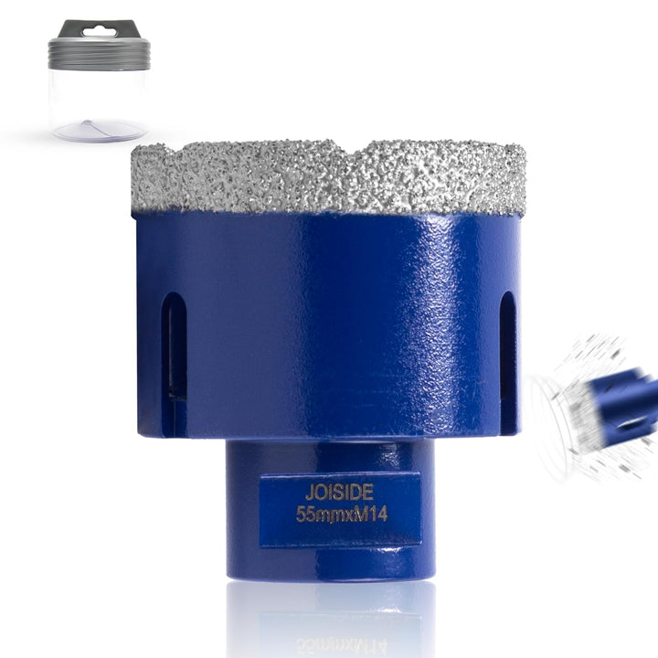 Fliesenbohrer 55mm x M14 Diamantbohrer Glasbohrer Fliesen Diamant Feinsteinzeug Bohrer für Keramik G