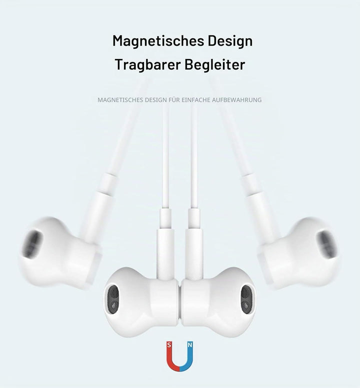 Hochauflösende In-Ear-Kopfhörer mit Kabel, extra Bass, geräuschisolierend, mit Mikrofon, für iPhone,